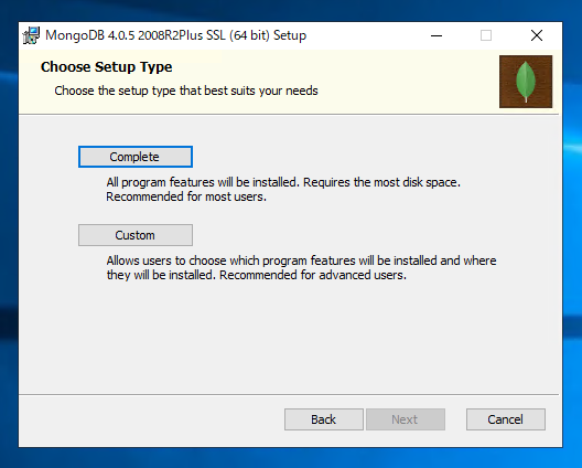 MongoDBのインストール:画像6