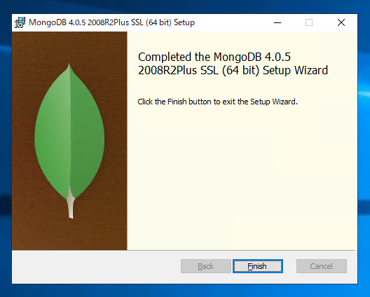 MongoDBのインストール:画像15
