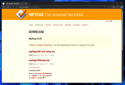Mp3tag をインストールする:画像2