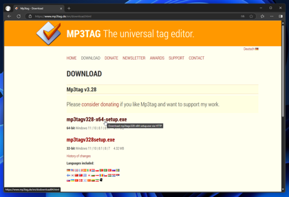 Mp3tag をインストールする:画像3