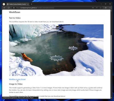 ComfyUI で Cosmos の動画生成をする - nVidia Cosmos のインストール:画像5