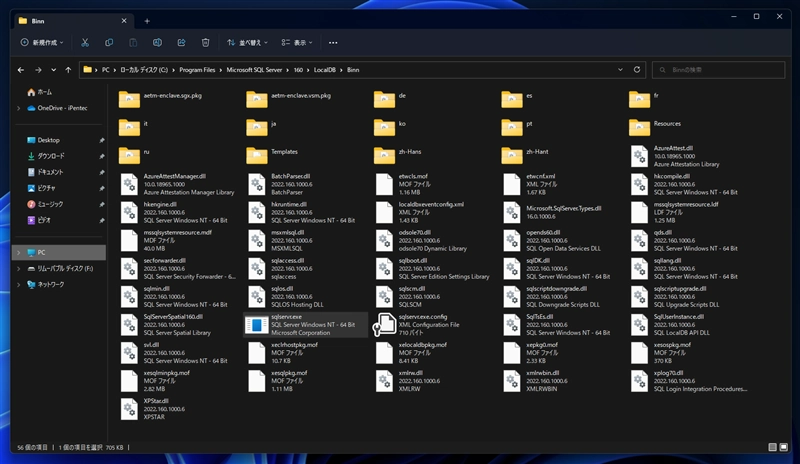 SQL Server 2022 LocalDB のインストール:画像9