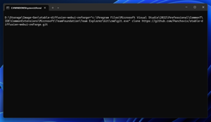 Stable Diffusion WebUI ReForge のインストール:画像2