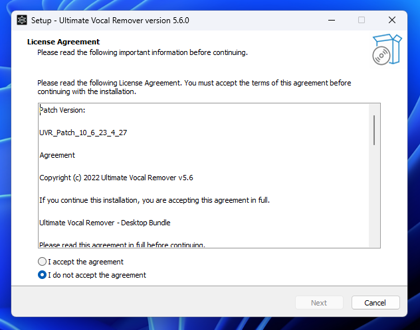 Ultimate Vocal Remover をインストールする:画像6