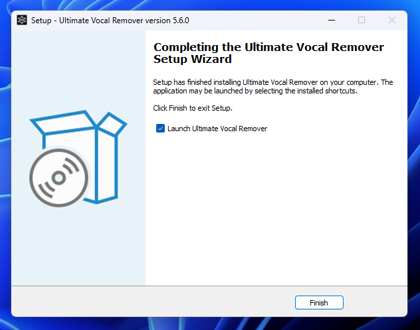 Ultimate Vocal Remover をインストールする:画像13