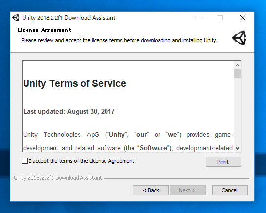 Unity 2018 をインストールする:画像9