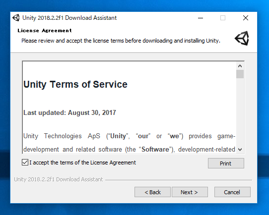 Unity 2018 をインストールする:画像10