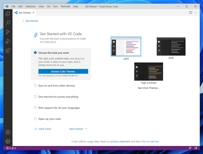 Visual Studio Code のインストール:画像16
