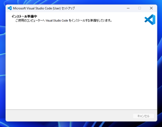 Visual Studio Code のインストール:画像12