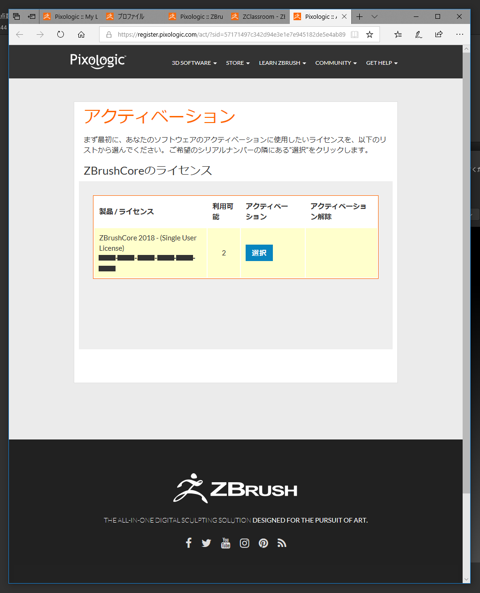 ZBurshCore 2018 のインストール:画像13