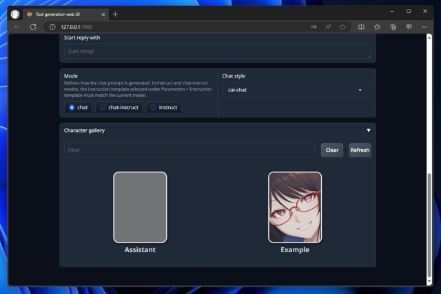 Text Generation Web UI で日本語のLLMモデルをロードしたが生成結果が英語で出力される:画像6