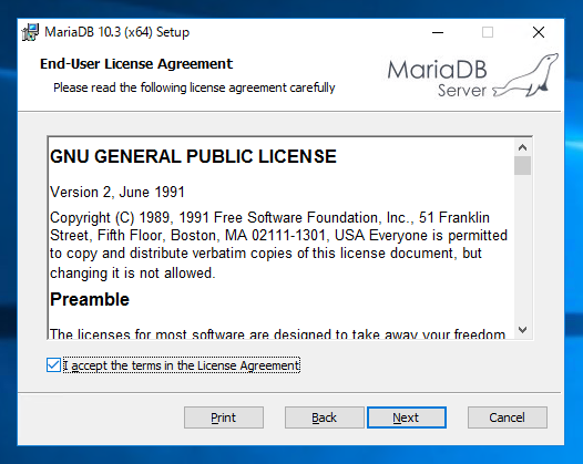 Windows Server のMariaDB をアップグレードする:画像8