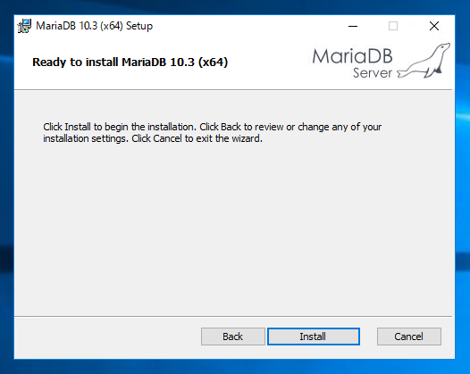 Windows Server のMariaDB をアップグレードする:画像12
