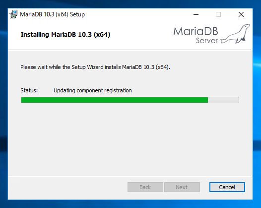 Windows Server のMariaDB をアップグレードする:画像13