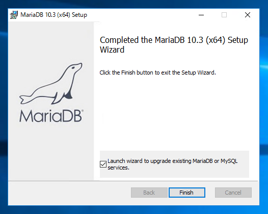 Windows Server のMariaDB をアップグレードする:画像14