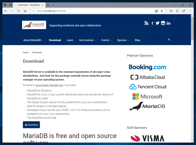 Windows Server のMariaDB をアップグレードする:画像2