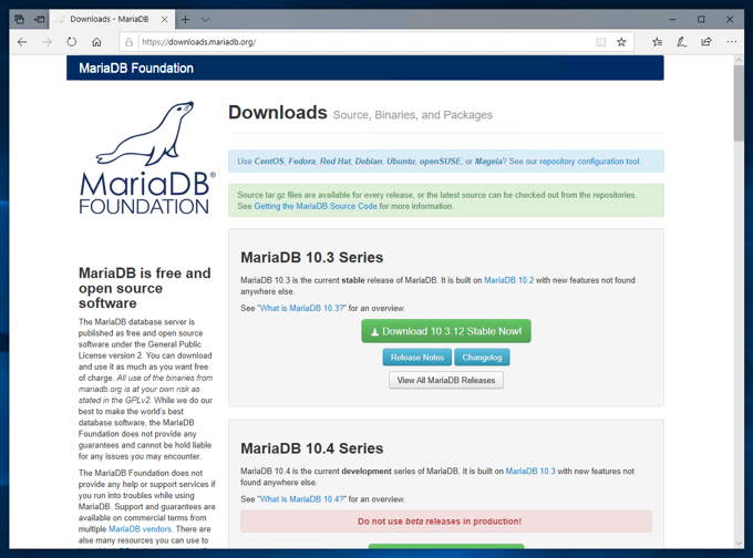 Windows Server のMariaDB をアップグレードする:画像3