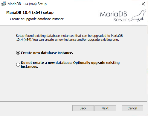 MariaDB Windows版を10.4 にアップグレードする:画像7