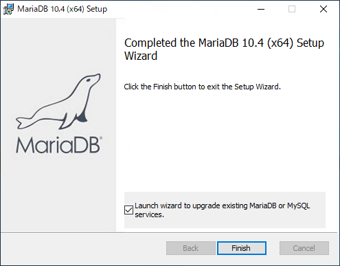 MariaDB Windows版を10.4 にアップグレードする:画像13