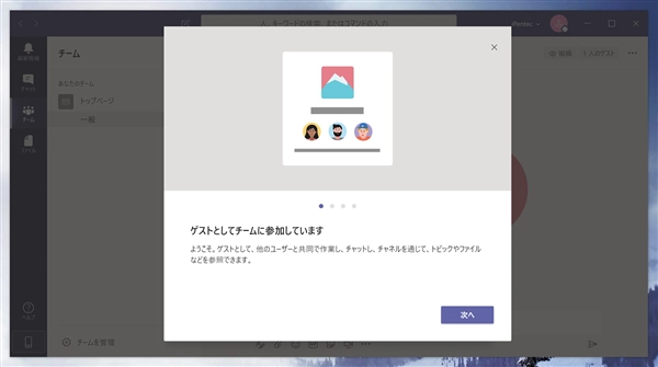 チームにゲストユーザーを追加する:画像14