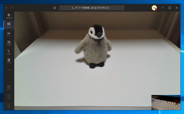 Microsoft Teams で特定のユーザーとビデオ通話をする:画像5