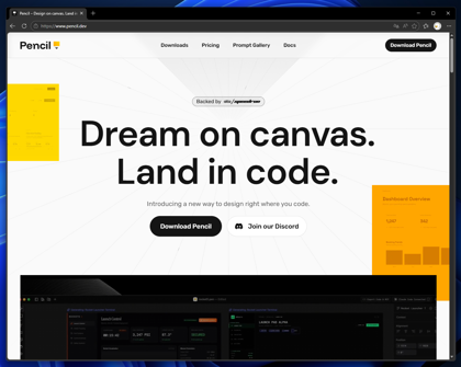 Pencil のインストール:画像1
