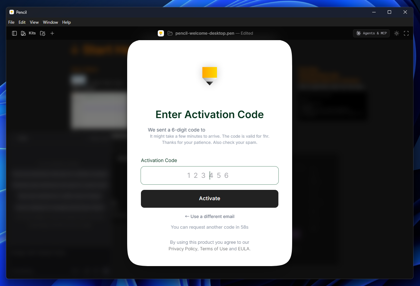 Pencil のインストール:画像12
