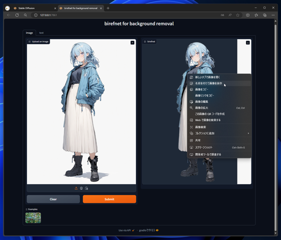 BiRefNet for background removal をローカルマシンで実行する:画像43