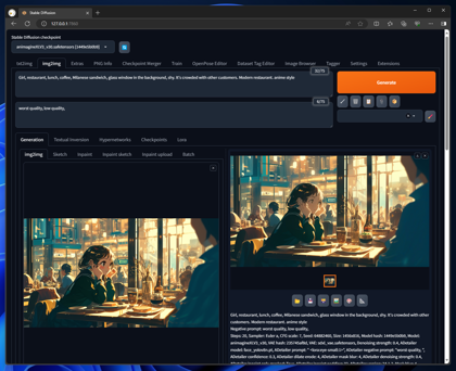 img2imgでADetailer の処理のみを実行する - img2imgでADetailerを適用すると顔以外の画像が変化してしまう:画像12