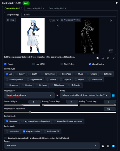 SDXLでControlNetのLineartモデルを使用する:画像13