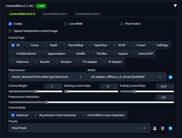 SDXLでControlNetのLineartモデルを使用する:画像23