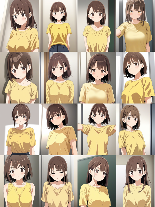 Pony Diffusion for Anime - Pony Diffusion のScore Tag (スコアタグ) の違いによる生成画像の違い:画像22