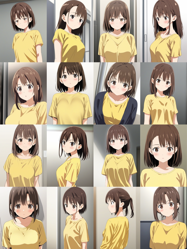 Pony Diffusion for Anime - Pony Diffusion のScore Tag (スコアタグ) の違いによる生成画像の違い:画像18