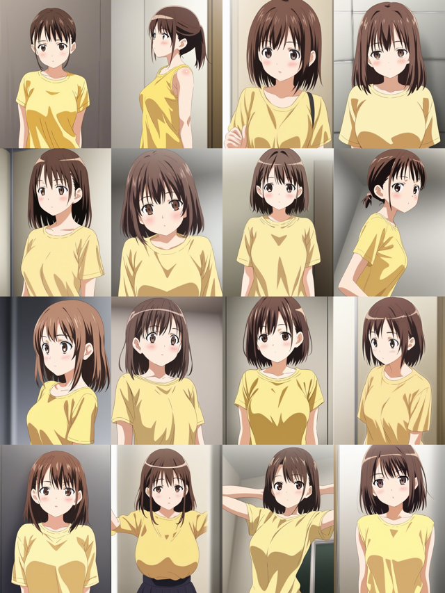Pony Diffusion for Anime - Pony Diffusion のScore Tag (スコアタグ) の違いによる生成画像の違い:画像16