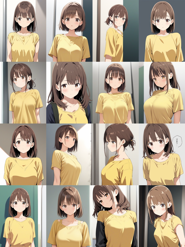 Pony Diffusion for Anime - Pony Diffusion のScore Tag (スコアタグ) の違いによる生成画像の違い:画像12