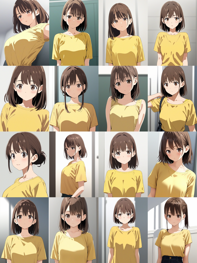 Pony Diffusion for Anime - Pony Diffusion のScore Tag (スコアタグ) の違いによる生成画像の違い:画像8