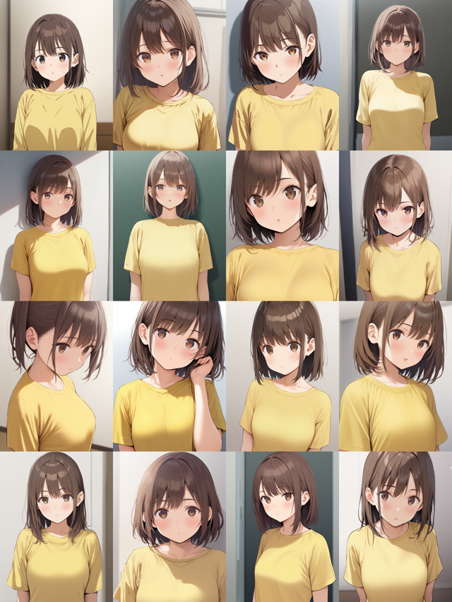 Pony Diffusion for Anime - Pony Diffusion のScore Tag (スコアタグ) の違いによる生成画像の違い:画像24