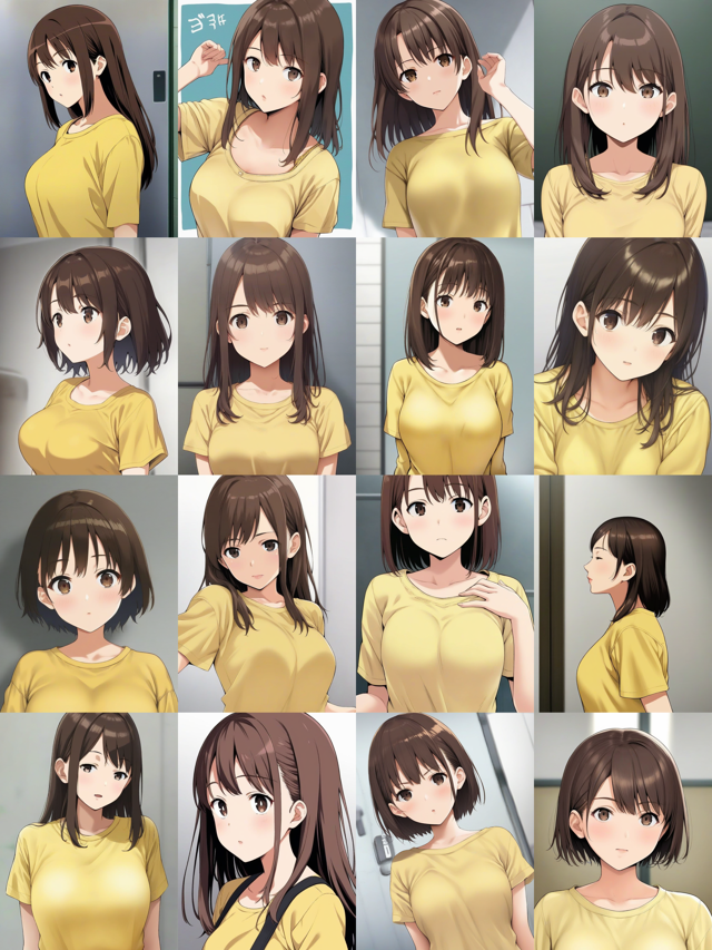 Pony Diffusion XL - Pony Diffusion のScore Tag (スコアタグ) の違いによる生成画像の違い:画像21