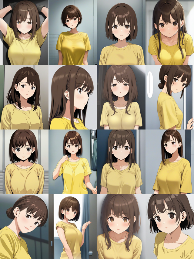 Pony Diffusion XL - Pony Diffusion のScore Tag (スコアタグ) の違いによる生成画像の違い:画像25