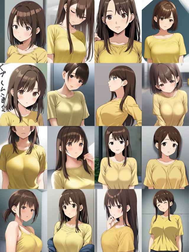 Pony Diffusion XL - Pony Diffusion のScore Tag (スコアタグ) の違いによる生成画像の違い:画像29
