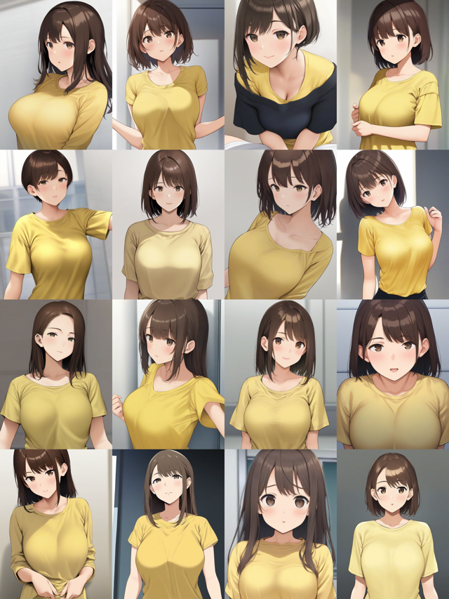 Pony Diffusion XL - Pony Diffusion のScore Tag (スコアタグ) の違いによる生成画像の違い:画像27