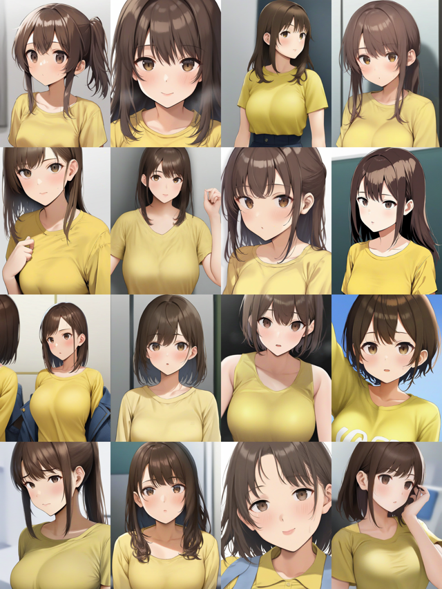 Pony Diffusion XL - Pony Diffusion のScore Tag (スコアタグ) の違いによる生成画像の違い:画像23