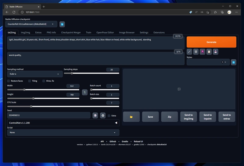 以前に生成した画像のプロンプトや設定を調べたい (Stable Diffusion Web UI):画像17