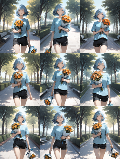 Prompt1 - アニメ / イラスト系 モデルの違いによる出力イメージの比較 (Illustrious XL 系 旧バージョンモデル):画像283