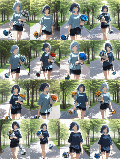 Prompt1 - アニメ / イラスト系 モデルの違いによる出力イメージの比較 (Illustrious XL 系 旧バージョンモデル):画像187