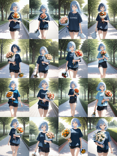 Prompt1 - アニメ / イラスト系 モデルの違いによる出力イメージの比較 (Illustrious XL 系 旧バージョンモデル):画像145