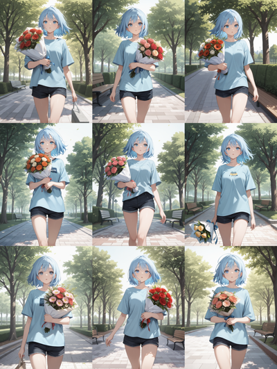 Prompt1 - アニメ / イラスト系 モデルの違いによる出力イメージの比較 (Illustrious XL 系 旧バージョンモデル):画像179