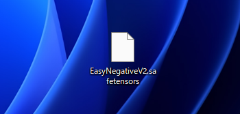 EasyNegative, EasyNegativeV2 をインストールする:画像5