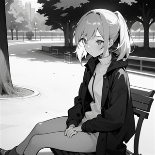 Manga style LoRA をインストールする:画像23