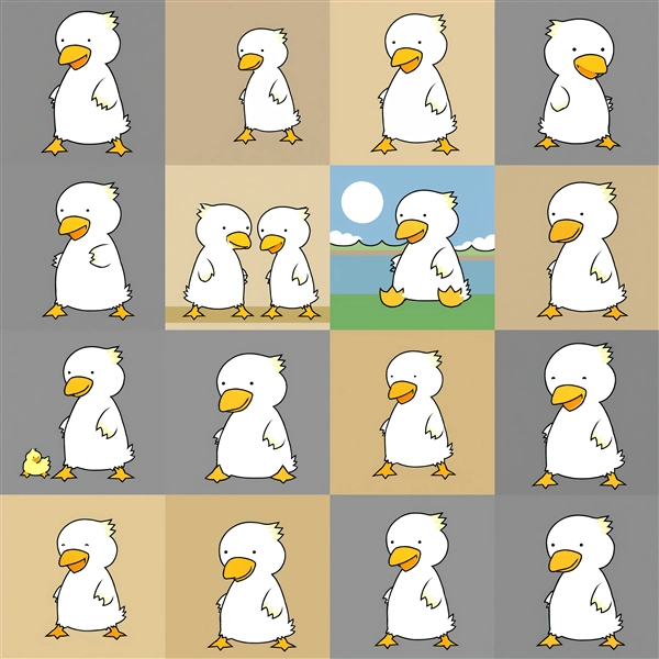 LoRAのウェイトの違いによる生成画像の違い:画像1